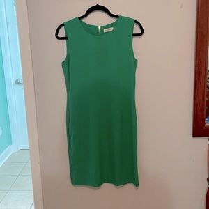 Calvin Klein Zippered Sheath Dress